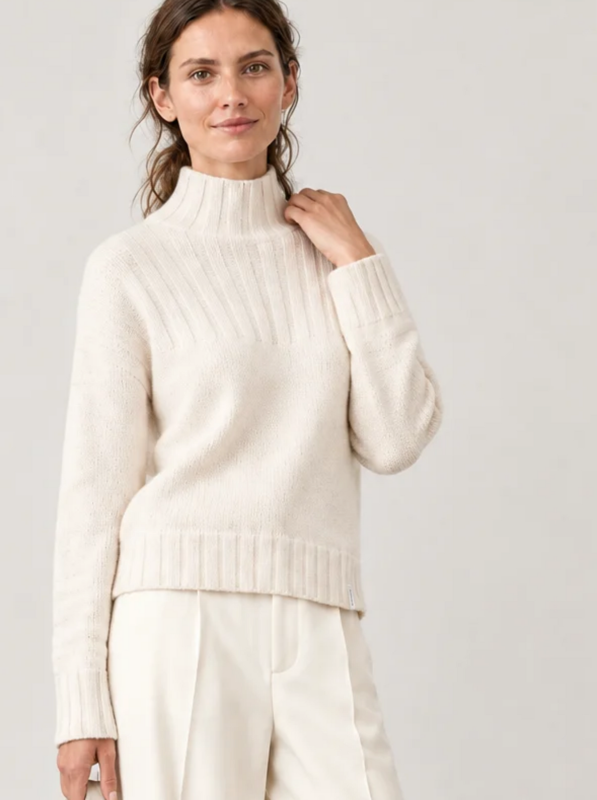 Pull Serac femme écru - PIPOLAKI