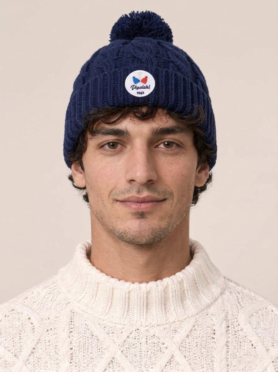Bonnet Gstaad porté par un homme - Pipolaki