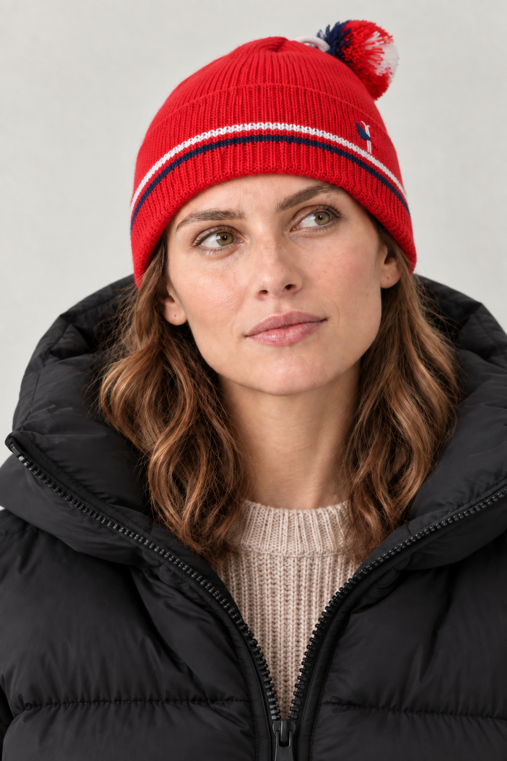 Bonnet Caribou porté par une femme - Pipolaki