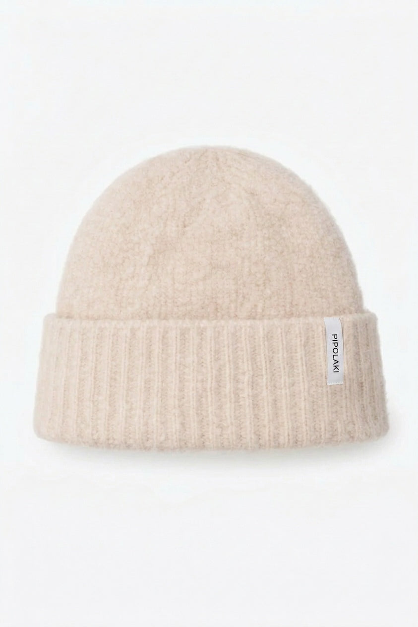 Bonnet Powder Pipolaki écru, maille douce