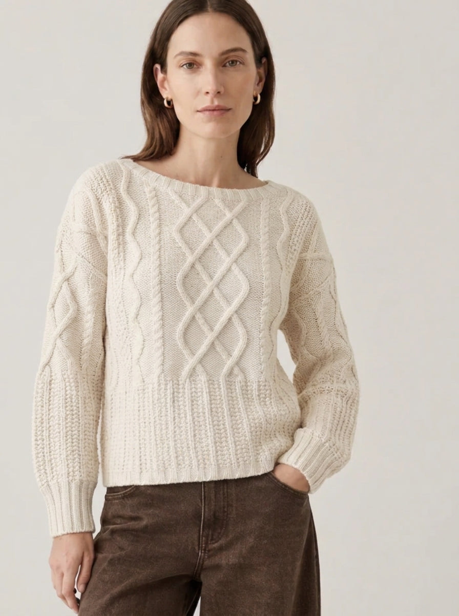 Pull PIPOLAKI femme blanc - PIPOLAKI