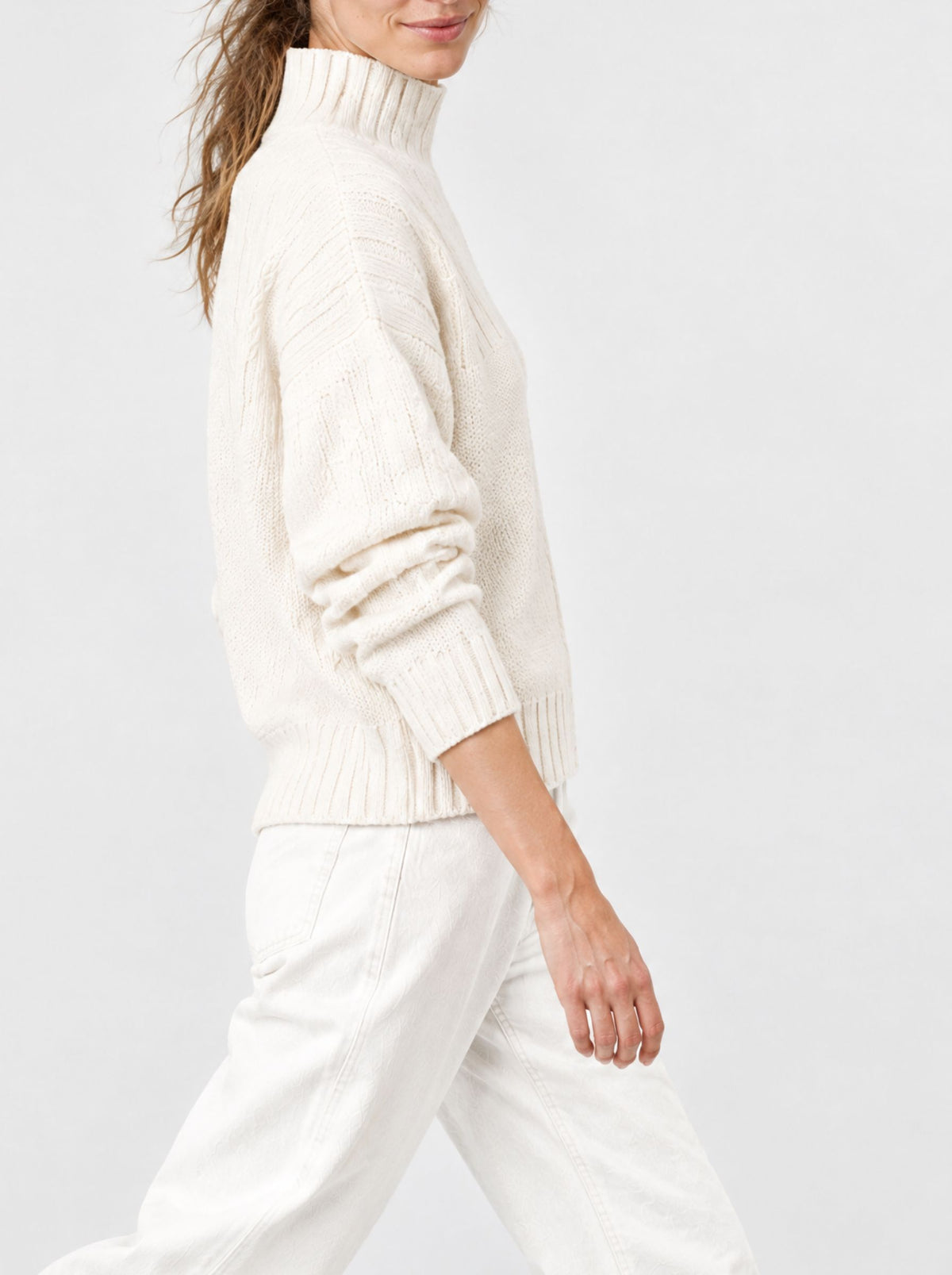 Pull Serac femme écru - PIPOLAKI